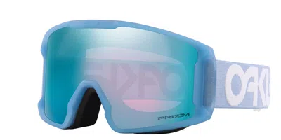 Oakley Goggles Oo7093 Line Miner M 709379 Men's Sunglasses Blue Size Standard