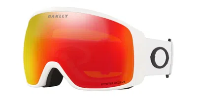 Oakley Goggles Oo7104 Flight Tracker L 710411 Occhiali Da Sole Bianchi Per Uomo In White