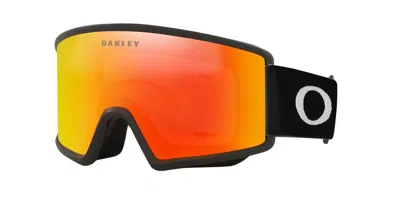 Oakley Goggles Oo7120 Target Line L 712003 Occhiali Da Sole Neri Per Uomo In Black