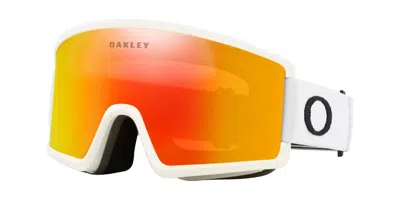 Oakley Goggles Oo7121 Target Line M 712107 Occhiali Da Sole Bianchi Per Uomo In White