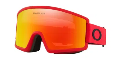 Oakley Goggles Oo7121 Target Line M 712109 Occhiali Da Sole Rossi Per Uomo In Red