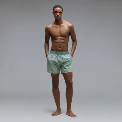 Oakley Elasticated-waistband Swim Shorts In Green