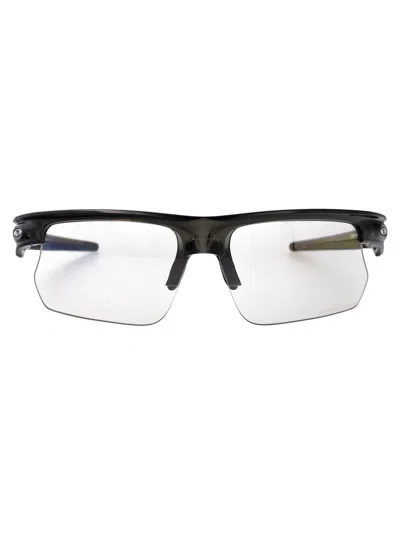 Oakley Grey Smoke Acetate Sunglasses In White