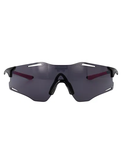 Oakley Grigio Carbone Lucido Rubber Sunglasses In Gray