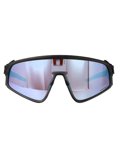 Oakley Grigio Fumo Opaco Rubber Sunglasses In Blue