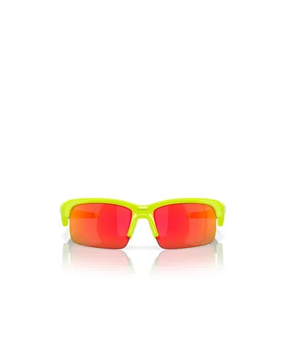 Oakley Half Frame Sunglasses In Yellow
