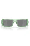 Oakley Heliostat 61mm Prizm™ Rectangular Sunglasses In Black Green