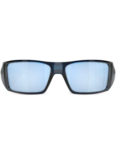 Oakley Heliostat Rectangle-frame Sunglasses In Blue