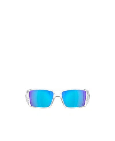 Oakley Heliostat Rectangle-frame Sunglasses In Blue
