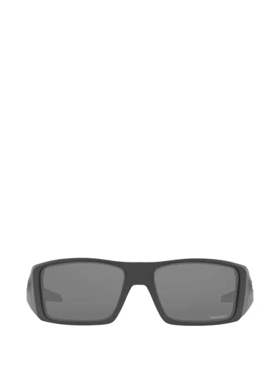Oakley Heliostat Rectangle-frame Sunglasses In Gray