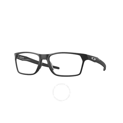 Oakley Hex Jector Demo Rectangular Men's Eyeglasses Ox8032 803201 57 In Black