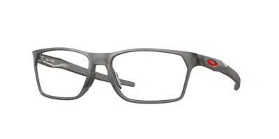 Oakley Hex Jector Demo Rectangular Men's Eyeglasses Ox8032 803202 57 In Gray