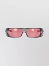 Oakley Highland Rectangular Frame Sunglasses With Colored Lenses In Pink