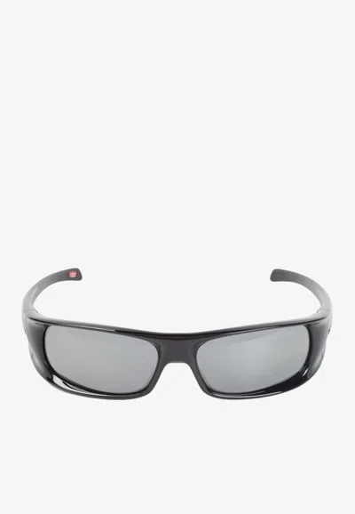 Oakley Highland Rectangular Sunglasses In Black