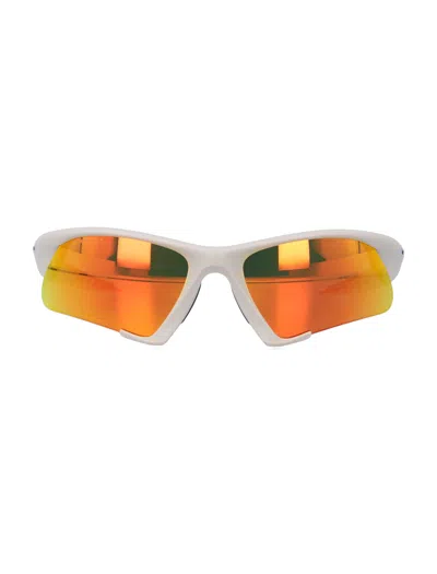 Oakley High-wrap Sport Sunglasses With Unobtainium Nosepad Grip In Brown
