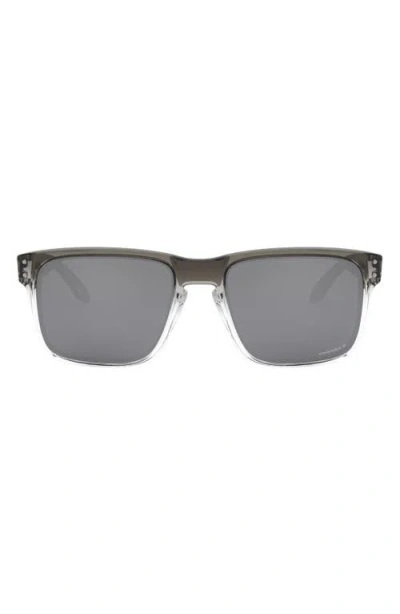 Oakley Holbrook™ 57mm Prizm™ Polarized Keyhole Sunglasses In Dark Ink Fade/prizm Black