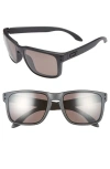 Oakley Holbrook™ 57mm Prizm™ Polarized Keyhole Sunglasses In Grey