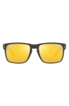 Oakley Holbrook™ 57mm Prizm™ Polarized Keyhole Sunglasses In Grey Jeans