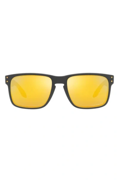 Oakley Holbrook™ 57mm Prizm™ Polarized Keyhole Sunglasses In Grey Jeans
