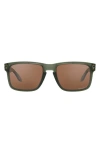 Oakley Holbrook™ 57mm Prizm™ Polarized Keyhole Sunglasses In Olive