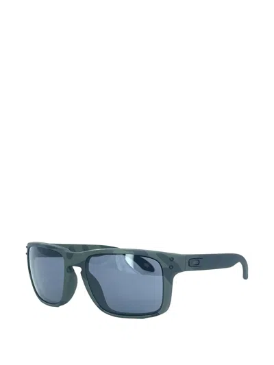 Oakley Holbrook Camouflage-print Sunglasses In Blue