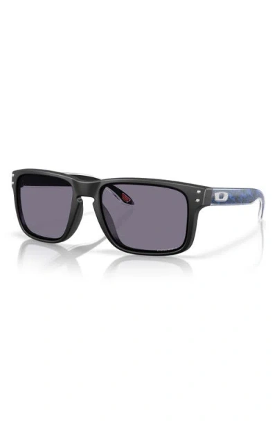 Oakley Holbrook™ Fathom Collection 57mm Prizm™ Polarized Square Sunglasses In Shiny Black