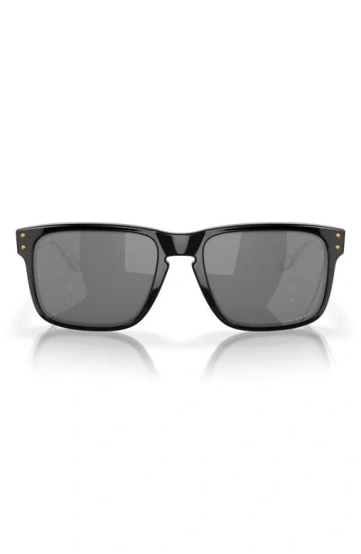 Oakley Holbrook™ Introspect Collection 57mm Prizm™ Polarized Square Sunglasses In Black