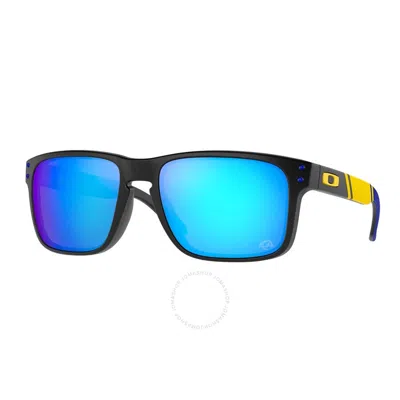Oakley Holbrook La Rams Prizm Sapphire Square Men's Sunglasses Oo9102 9102r9 55 In Blue