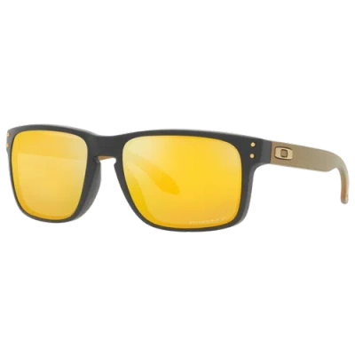 Oakley Holbrook Matte Carbon With Prizm 24k Polarized In Brown