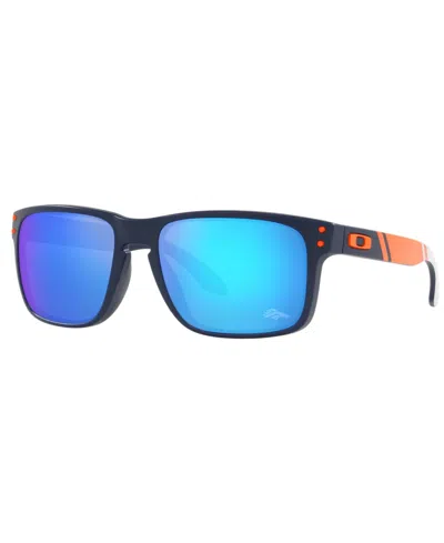 Oakley Holbrook Men's Sunglasses, Oo9102 Nfl Collection In Patriots Matte Navy
