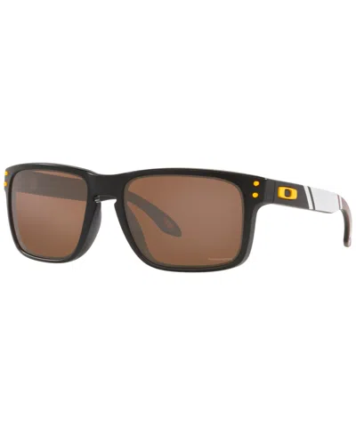 Oakley Holbrook Men's Sunglasses, Oo9102 Nfl Collection In Washington Matte Black
