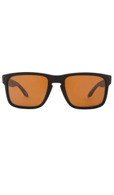Oakley Holbrook Polarized Sunglasses In Black