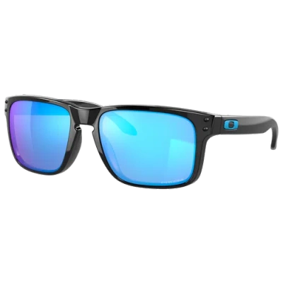 Oakley Holbrook Polished Black W/ Prizm Sapph Iridium In Blue