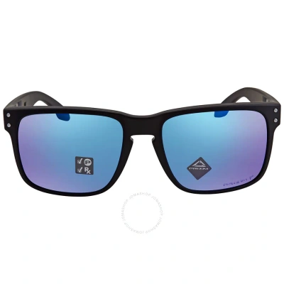 Oakley Holbrook Prizm Sapphire Polarized Square Men's Sunglasses Oo9102 9102f0 57 In Black