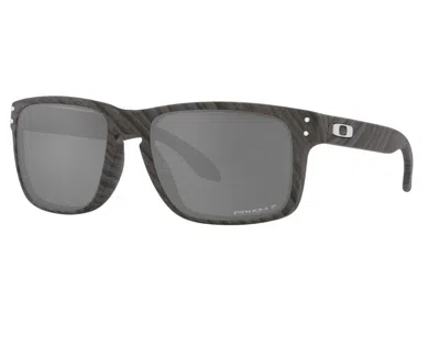 Pre-owned Oakley Holbrook Sunglasses - Woodgrain W/prizm Black Polarized