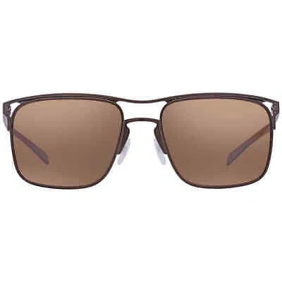 Pre-owned Oakley Holbrook Ti Prizm Tungsten Polarized Square Men's Sunglasses Oo6048 In Brown