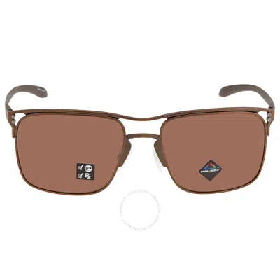 Oakley Holbrook Ti Prizm Tungsten Polarized Titanium Men's Sunglasses Oo6048 604803 57 In Burgundy