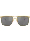 Oakley Holbrook Ti Rectangle-frame Sunglasses In Gelb