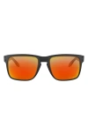 Oakley Rectangular Sunglasses Adjustable Nose Pads Design In Black