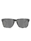 Oakley Holbrook™ Xl Marble-pattern Square-frame Sunglasses In Black