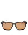Oakley Holbrook Xl Polarized Square Sunglasses, 59mm In Woodgrain/prizm Tungsten Polarized