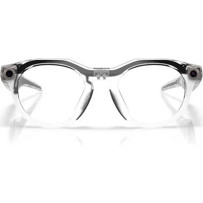 Oakley Hstn 51mm Round Transitions Sunglasses In Gray