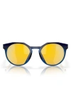 Oakley Geometric Frame Sunglasses In Navy