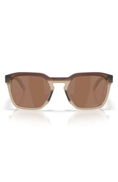 Oakley Hstn 54mm Prizm™ Square Sunglasses In Brown