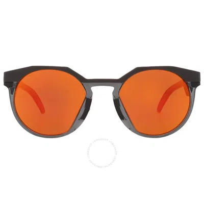 Oakley Hstn Prizm Ruby Oval Men's Sunglasses Oo9242 924202 52 In Orange