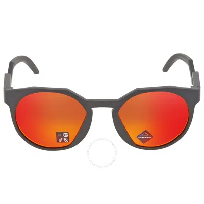 Oakley Hstn Prizm Ruby Round Men's Sunglasses Oo9464 946403 52 In Orange