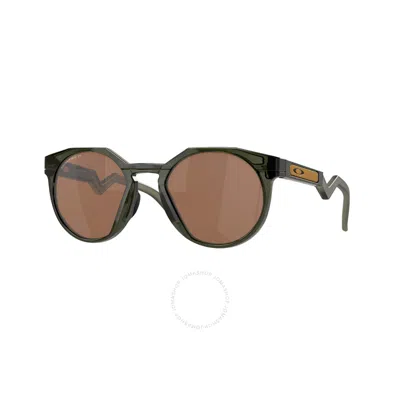 Oakley Hstn Prizm Tungsten Polarized Round Men's Sunglasses Oo9242 924203 52 In Ink / Olive