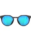 Oakley Hstn Round-frame Sunglasses In Schwarz
