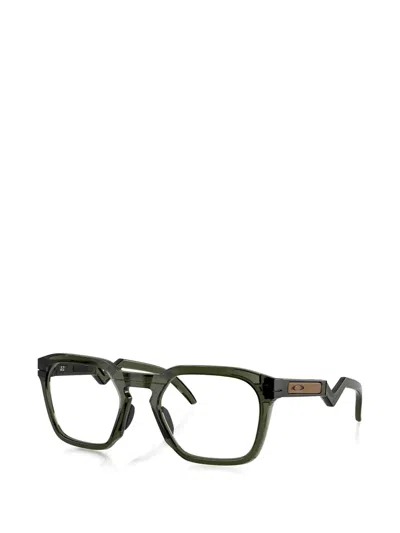 Oakley Hstn Sq Geometric-frame Glasses In Black
