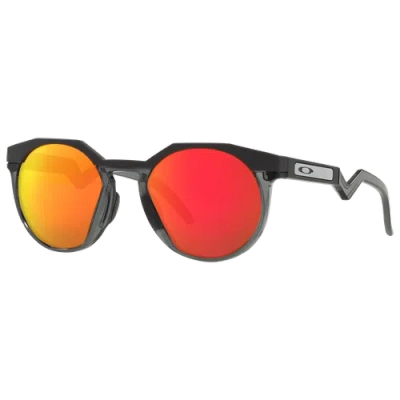 Oakley Hstn Sunglasses In Matte Carbon/grey Smoke/prizm Ruby